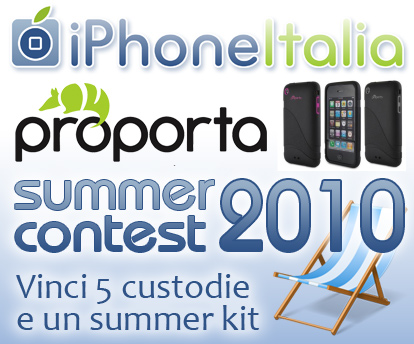 SUMMER CONTEST 2010: Proporta e iPhoneItalia ti regalano gli accessori per l’estate! [VINCITORI!]
