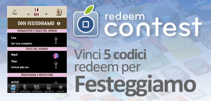 CONTEST: vinci 5 codici reedem per Festeggiamo [VINCITORI]