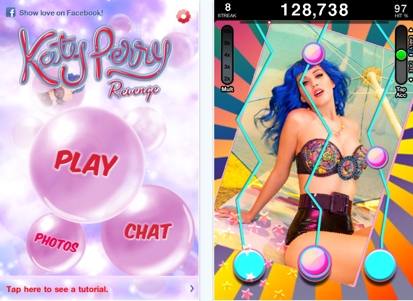 Katy Perry Revenge, il gioco dedicato alla famosa cantante