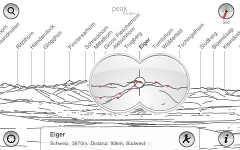 PeakFinder Alps - L'applicazione per scoprire e conoscere le vette ...