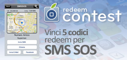 CONTEST: vinci 5 codici reedem per SMS SOS [VINCITORI]