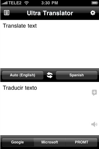 Ultra Translator with Speech – Traduttore con riproduzione del testo tramite sintetizzatore vocale