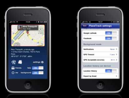 PlaceTrack, pieno supporto a Google Latitude [CYDIA]