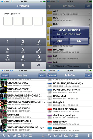 iPanDisk – Condividere file e cartelle in modo sicuro su iPhone