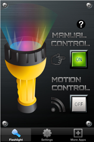 iMotion Flashlight per iPhone 4 – La torcia sensibile al movimento