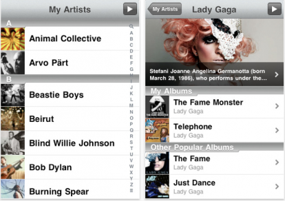 My Artists: scopri tutto sui cantanti presenti su iPhone