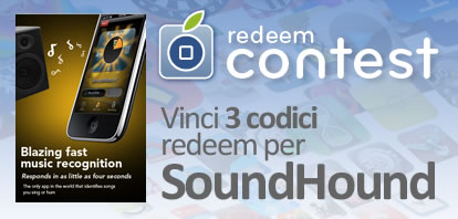 CONTEST: vinci 3 codici redeem per SoundHound [VINCITORI]