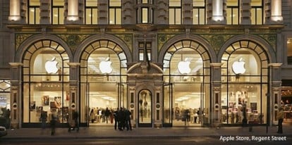 Apple Store di Regent Street, il più visitato del mondo