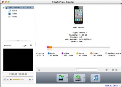 Xillosoft iPhone Transfer: trasferisci file da iPhone a Pc/Mac e viceversa