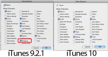 Con iTunes 10 non è più possibile creare suoneria a 0,99€