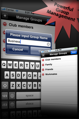 GroupSMS: invia SMS a gruppi di contatti [CYDIA]