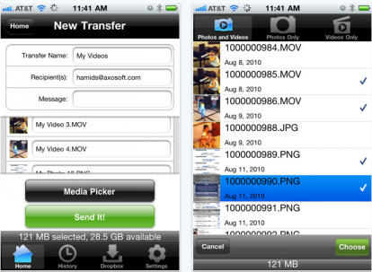 Invia e condividi i video HD registrati con l’iPhone!