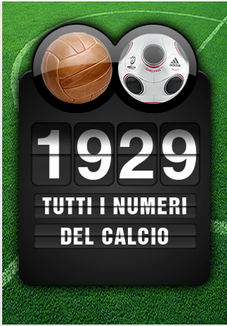 1929 Tutti i Numeri del Calcio 3.0 disponibile su AppStore