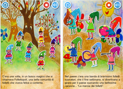 “La marcia dei folletti”: arriva su AppStore la fiaba interattiva realizzata dai bambini!