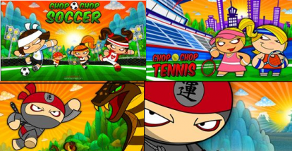 Chop Chop Ninja, Runner, Tennis e Soccer disponibili a 0,79€