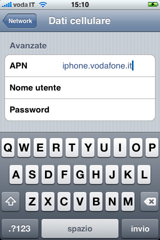 L’aggiornamento a iOS 4.1 modifica l’APN su iPhone