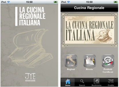 La Cucina Regionale Italiana, 2000 ricette su iPhone