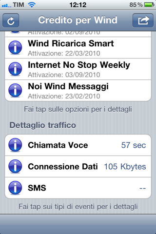 Credito per Wind, disponibile in App Store la nuova versione