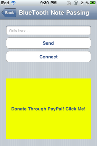 Note Passer: invia note ad un altro iPhone tramite Bluetooth [CYDIA]