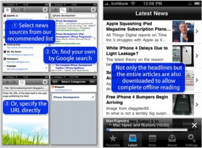 Offline Reader: un’applicazione gratuita per leggere gli RSS anche offline
