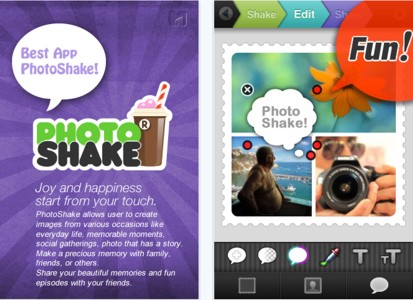 PhotoShake!, il collage fotografico te lo crea l’iPhone