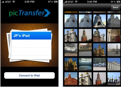 picTransfer: trasferisci foto dall’iPhone all’iPad in Wi-Fi o Bluetooth