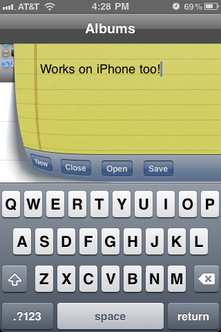 UniScribe: scrivi le note su iPhone da qualsiasi applicazione [CYDIA]