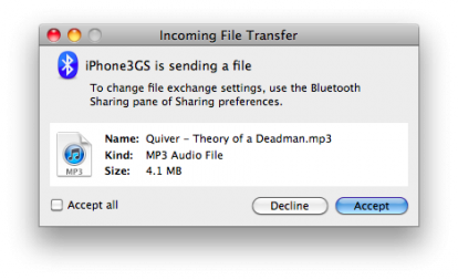 Celeste: ecco alcune informazioni in esclusiva sul nuovo programma per trasferire file via Bluetooth con l’iPhone