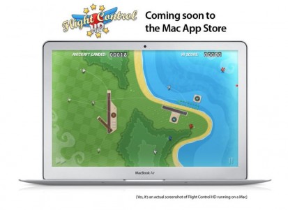 Flight Control sarà il primo gioco a sbarcare su Mac App Store