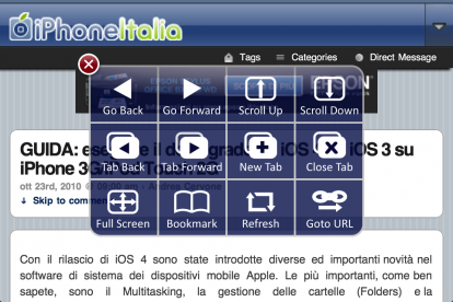 FullScreen for Safari: nuove funzioni e gesture previste per la prossima versione