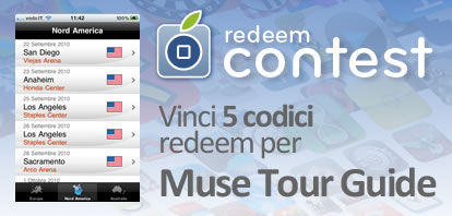 CONTEST: vinci 5 codici redeem per Muse Tour Guide [VINCITORI]