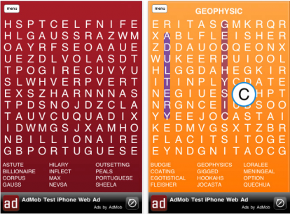 iSearchWords: cerca le parole con questo nuovo gioco gratuito per iPhone