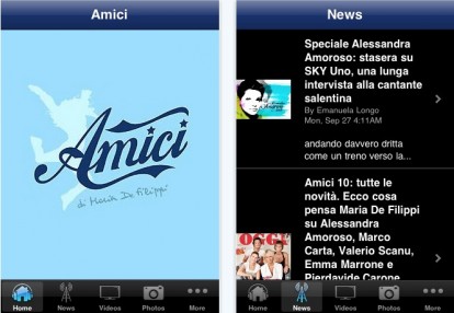 AMICI, l’applicazione dedicata al talent show di Mediaset arriva su iPhone!