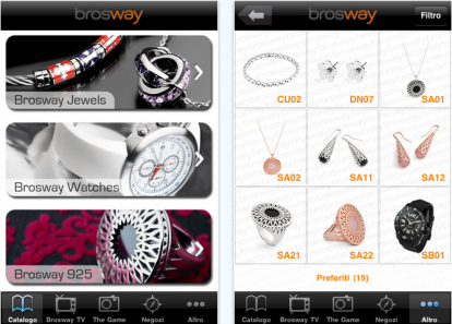Brosway: la nota marca di gioielli ed orologi da oggi su AppStore