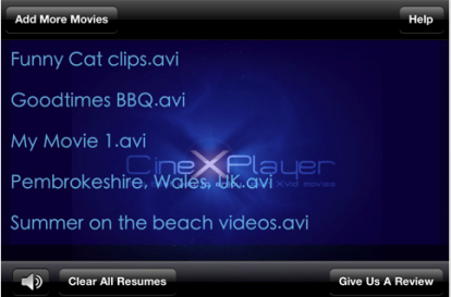 CineXPlayer: l’app per visualizzare gli Xvid su iPhone ora in offerta!