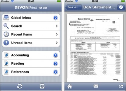 DevonThing To Go: il database sul tuo iPhone