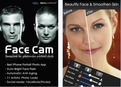 Face Cam: applicazione fotografica in grado migliorare il tuo look