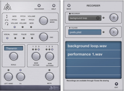 GyroSynth, una splendida applicazione musicale per iPhone 4