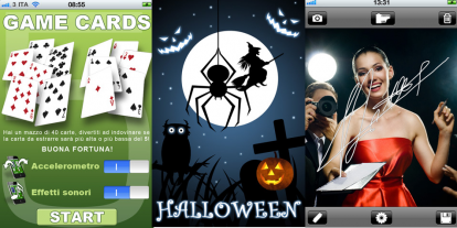 iPhoneItalia Quick Review: Permesso di Soggiorno, Game Cards,Halloween Witch Game, Foto Autografo Vip e Memory Game