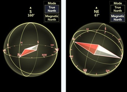 3D Compass, bussola 3D con supporto al giroscopio per iPhone 4