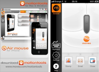 Air Mouse – Trasforma l’iPhone 4 in un telecomando “in-air” per il tuo Mac o PC