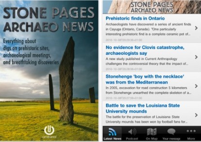ArchaeoNews: notizie archeologiche su iPhone