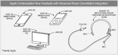 Apple brevetta delle cuffie con sistema di cancellazione del rumore integrato
