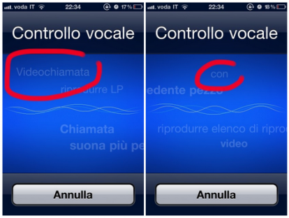 Con iOS 4.2 si potrà lanciare FaceTime utilizzando il Voice Control!