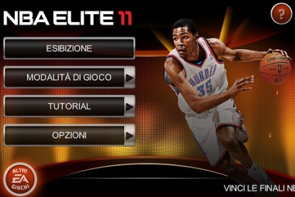 NBA Elite 11: versione 1.0.1 disponibile in App Store