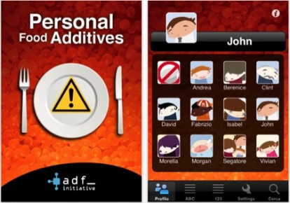 Su iPhone le informazioni sugli additivi alimentari con Personal Food Additives