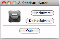 Attivare AirPrint su Mac OS X 10.6.5 con un click
