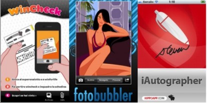 iPhoneItalia Quick Review: WinCheck, Foto Bubbler, iAutographer