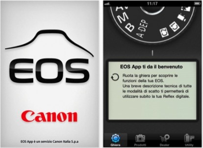 Diennea presenta Canon EOS App per iPhone