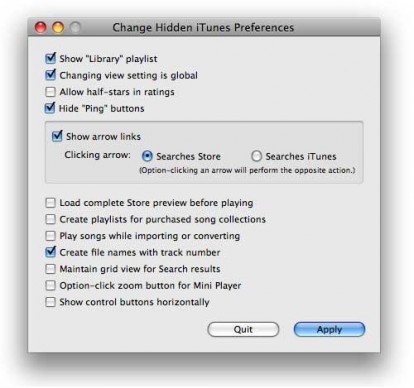 Mostra le funzioni nascoste di iTunes con uno script per Mac